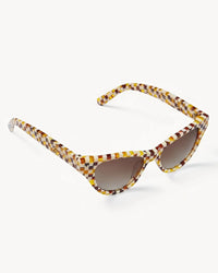 Machete Accessories Tortoise Checker Suzy Sunglasses in Tortoise Checker