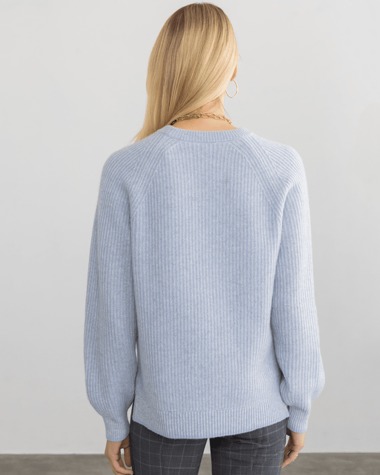 Margaret O'Leary Clothing Marin Pullover in Fog/Riveria