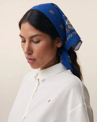 Moismont Accessories Bandana No 652 in Royal Blue