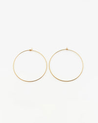 Nashelle Jewelry Gold / O/S XL Classic Hoop Earrings in 14K Gold Fill