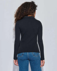 Nation LTD Clothing Coco Keyhole Top in Jet Black