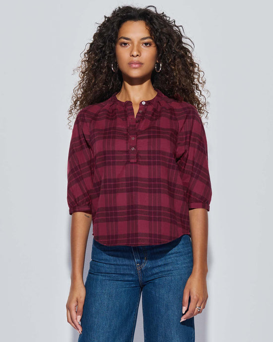 Nation LTD May Flannel Top in Party Plaid 