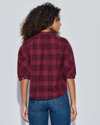 Nation LTD May Flannel Top in Party Plaid 