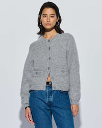 Nation LTD Tessa Cardigan in Dove Gray Heather 