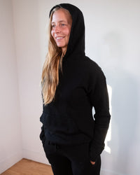 NSF Ellis Pullover Hoodie in Black 