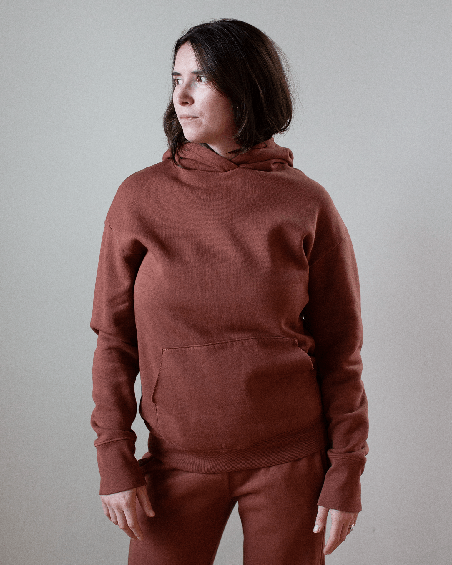 Ellis Pullover Hoodie in Roux