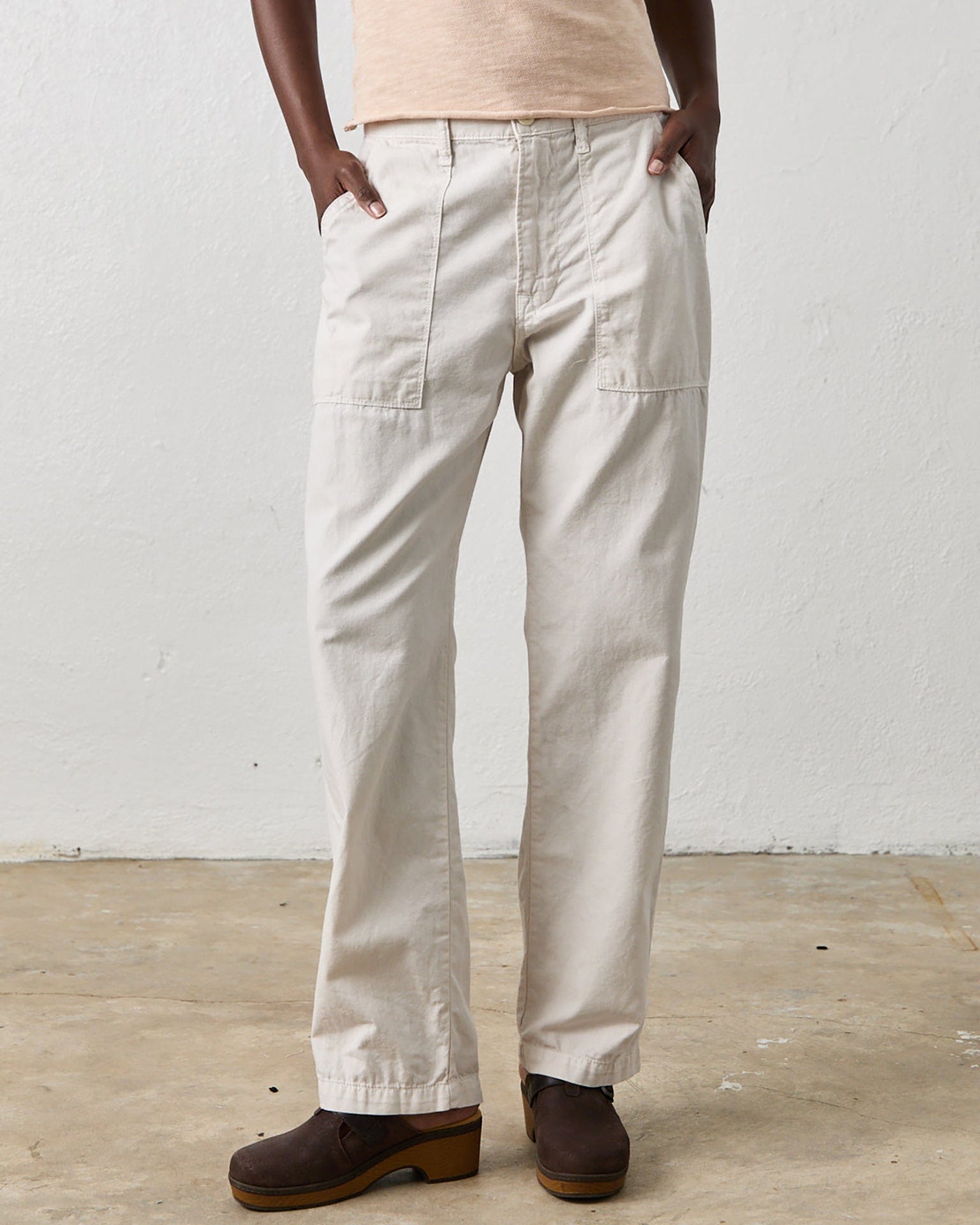 Kennedy Trouser in Soft White