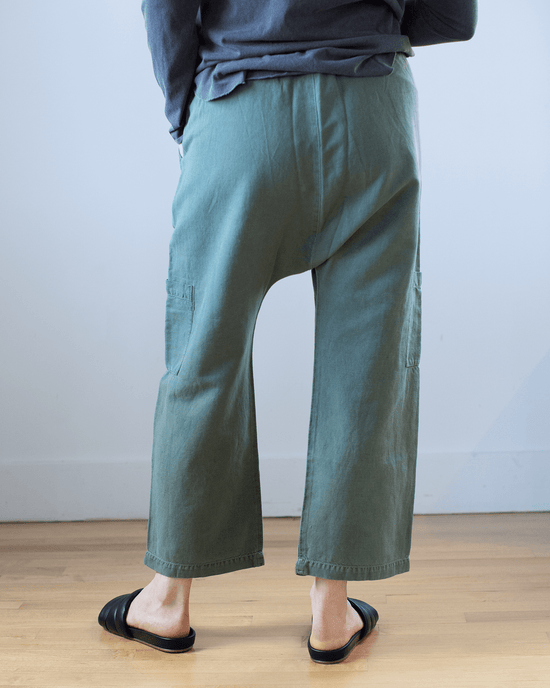 NSF Clothing Shailey Paperbag Waist Pant in Sulpher Stone