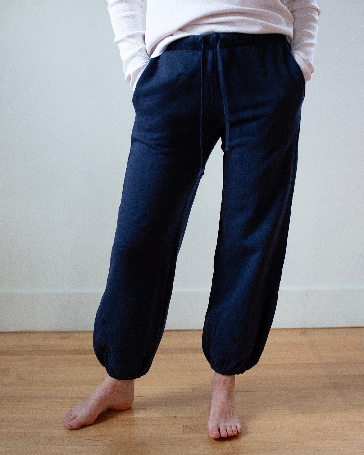 Shane Basic Sweatpant in Navy