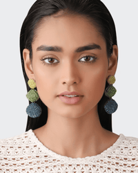 Olivia Dar Jewelry Lagoon Venus Earrings in Lagoon