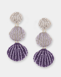 Olivia Dar Jewelry Purple Venus Earrings in Purple