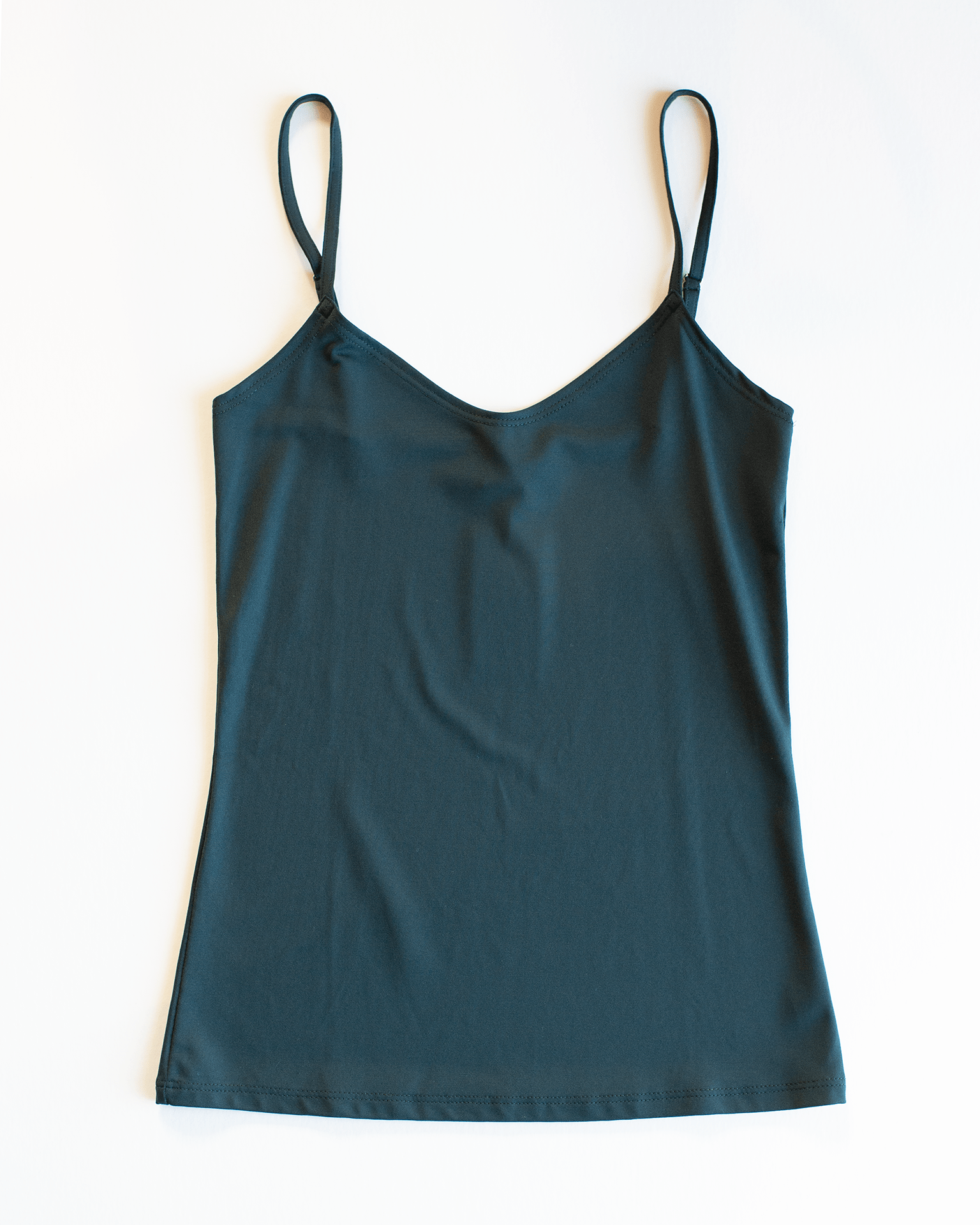 Del Adj Strap Cami in Juniper