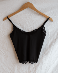 Only Hearts Del w/ Lace Cropped Cami in Black 