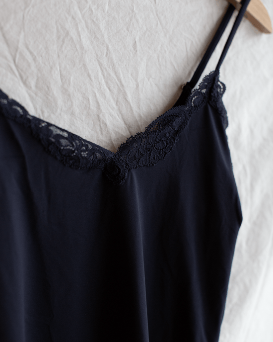 Only Hearts Del w/ Lace Cropped Cami in Navy 