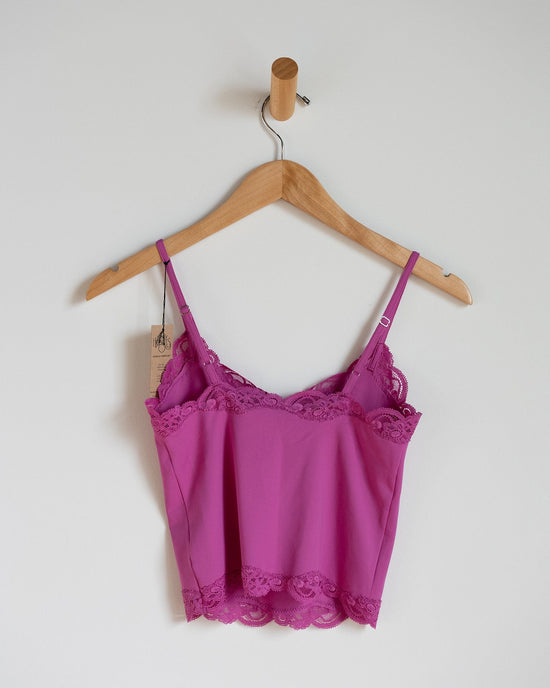 Only Hearts Del w/ Lace Cropped Cami in Wild Rose 