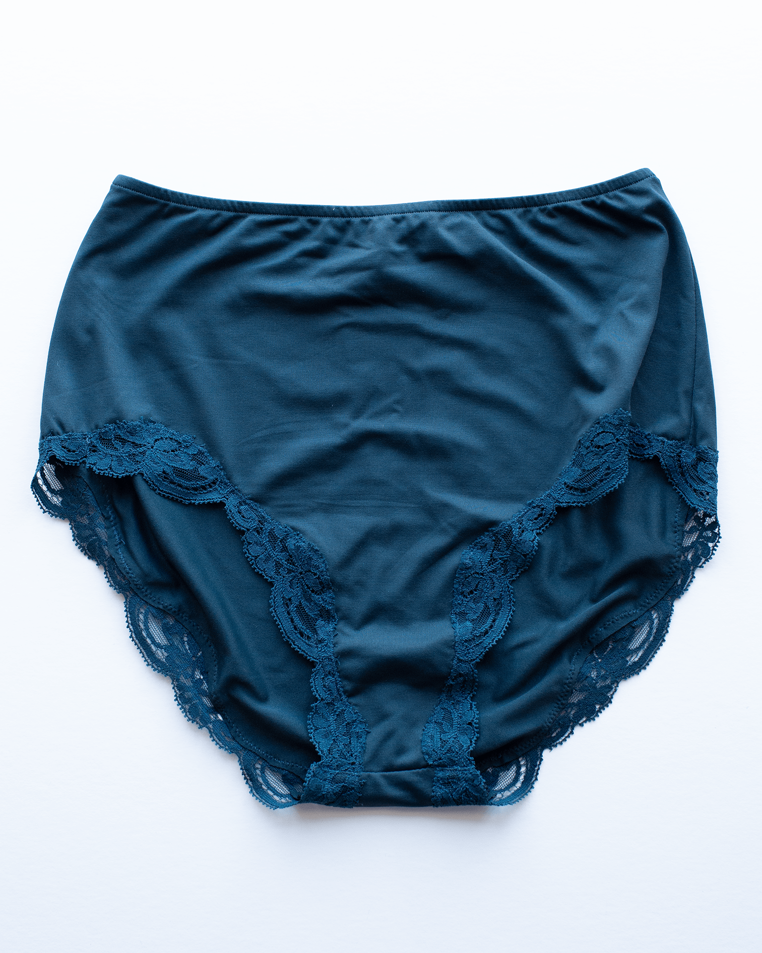 Del w/ Lace High Waist Brief in Juniper