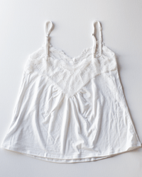 Only Hearts Lingerie Low Back Cami in Antique White