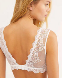 Only Hearts Lingerie SF w/ Lace Tank Bralette in White