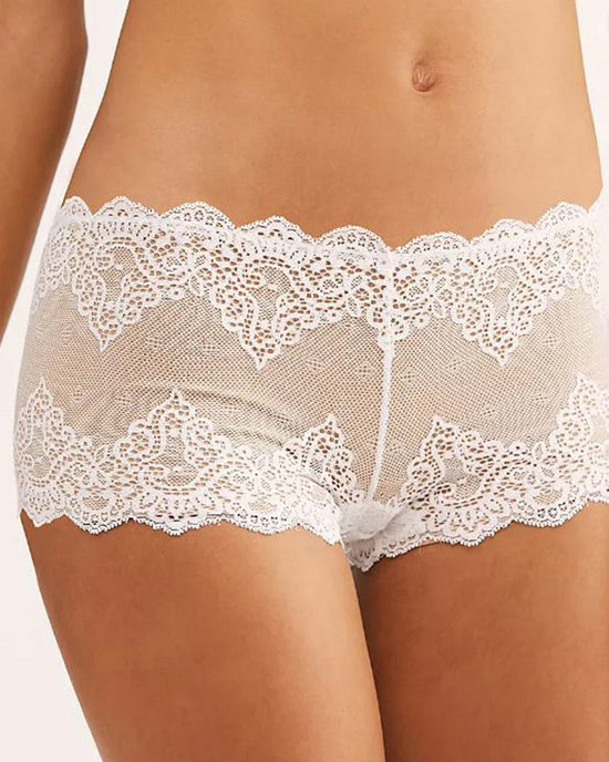 Only Hearts Lingerie So Fine Lace Hipster in White