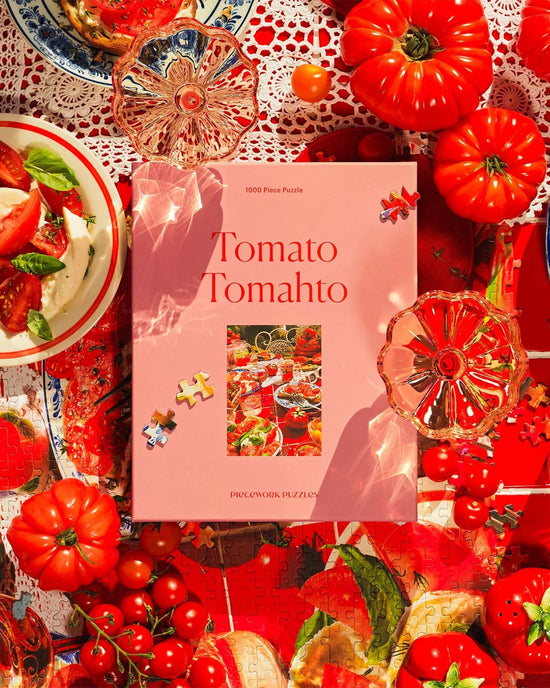 Piecework Puzzles Home Tomato Tomahto 1000 Piece Puzzle