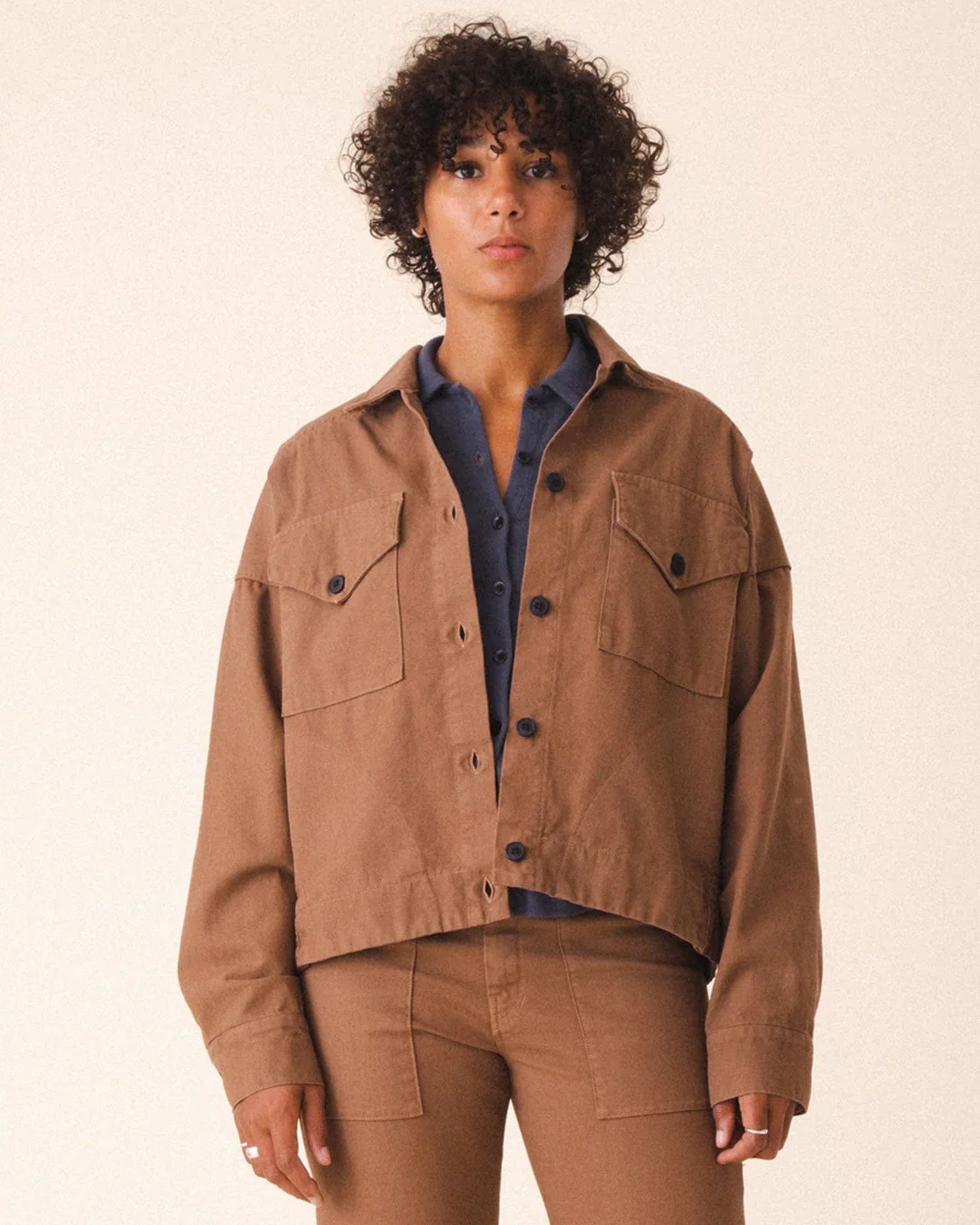 Canvas Utility Jacket in Carpenter