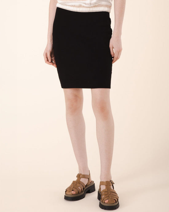 Prairie Underground Clothing Trim Skirt in Black