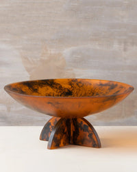 Saarde Home Flow Resin Fruit Bowl in Earth