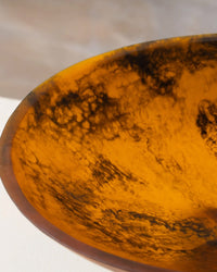 Saarde Home Flow Resin Fruit Bowl in Earth