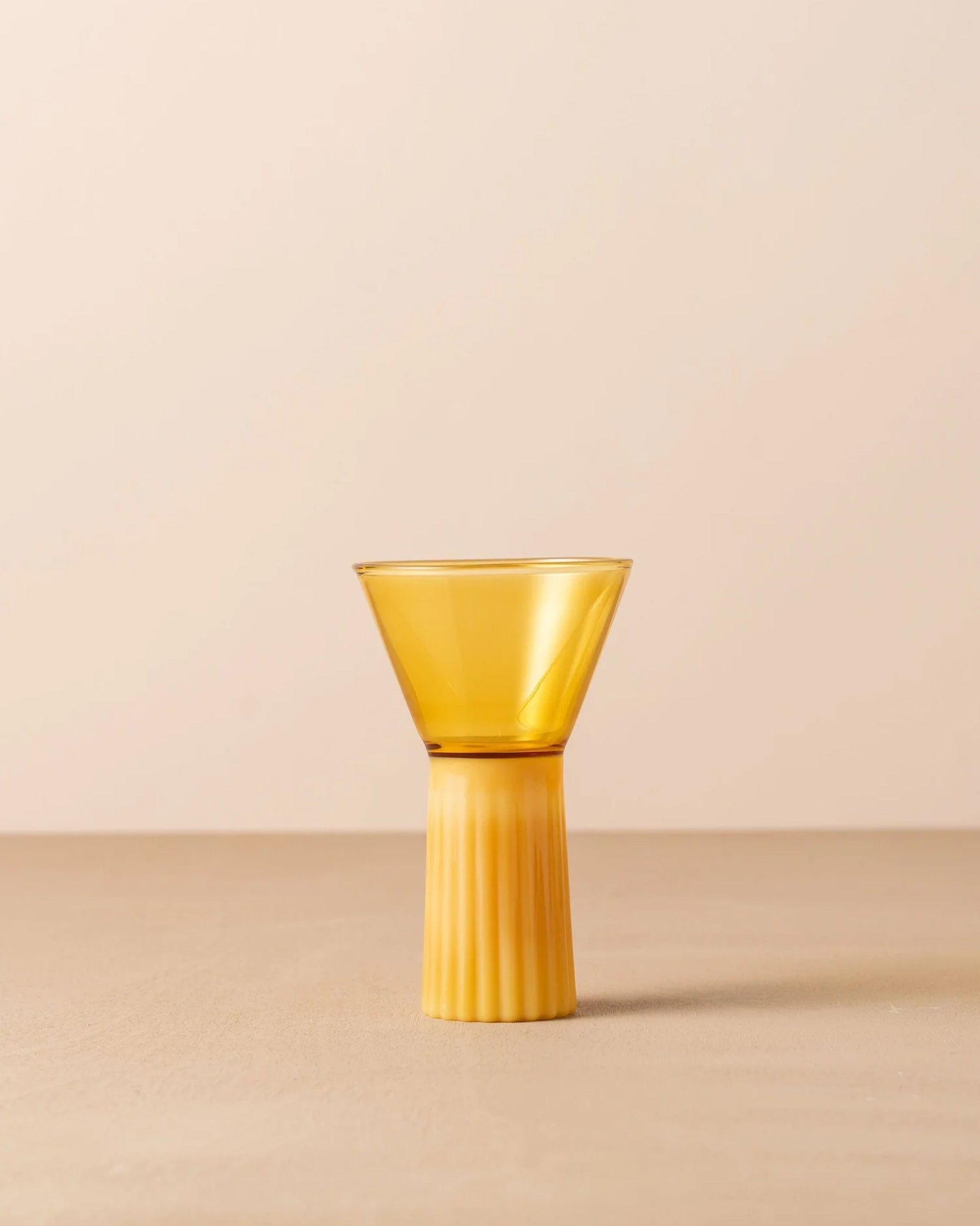 Kairos Wine Glass in Yellow Topaz