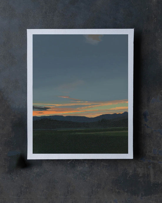 Sarah Madeira Day Home Newry Summer Sunset | Print on Canvas | unstretched