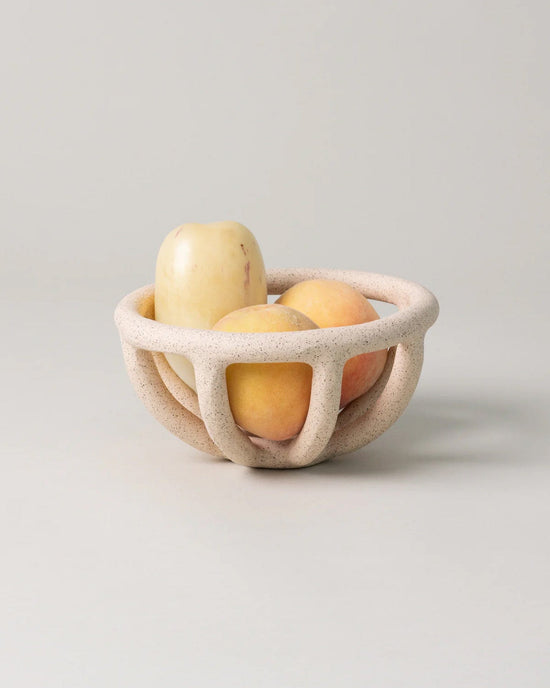 SIN Home Prong Fruit Bowl in Sand