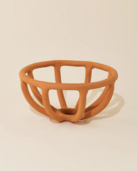 SIN Home Prong Fruit Bowl in Terracotta