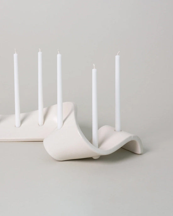 SIN Home Swey Menorah in Cream