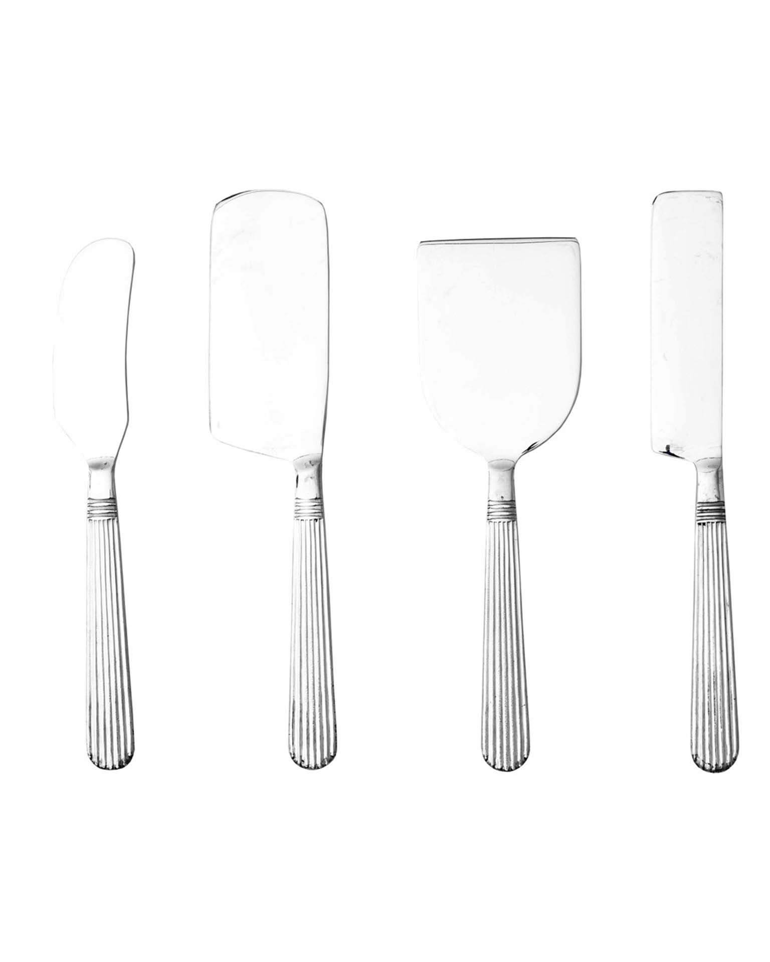 Athenian Cheese Knives Set/4 in Silver