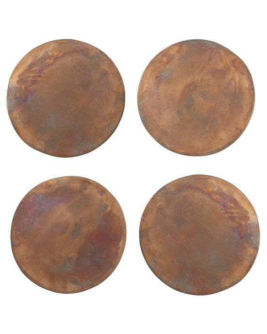 SIR / MADAM Home Copper Coaster Set/4