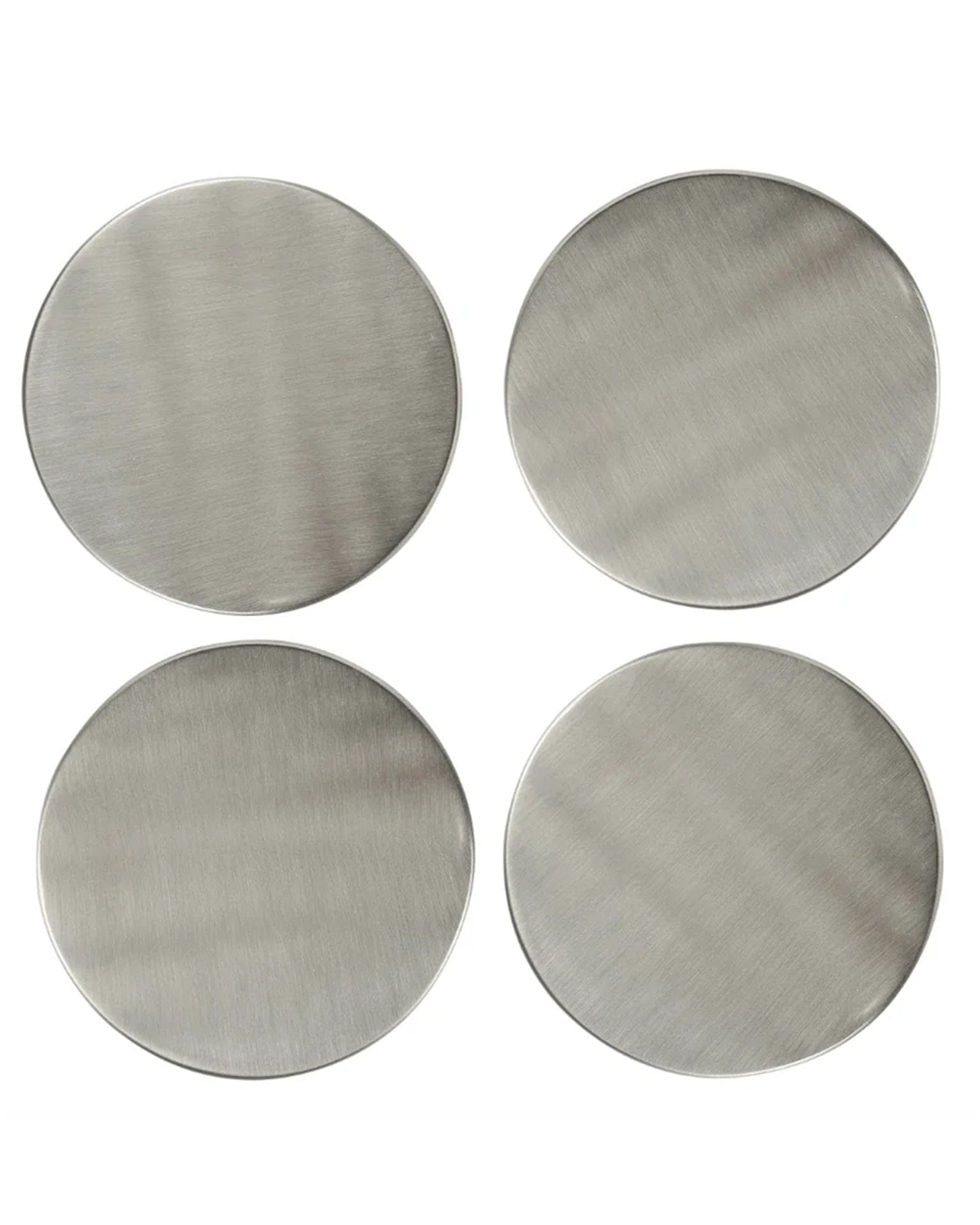 Nickle-Plated Coaster Set/4