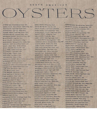 SIR / MADAM HOME Oyster List Tea Towel, Natural