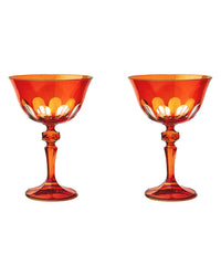 SIR / MADAM Home Rialto Glass Coupe Lolita Set/2