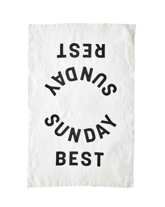 SIR / MADAM Home Sunday Best Tea Towel