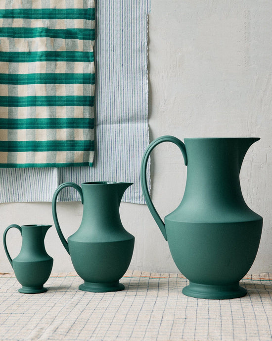 SIR / MADAM Home Toulouse Large Pitcher No. 3 - Verdant Green