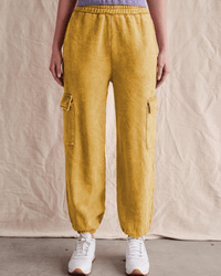 Sundry Clothing Pull On Cargo Pants in Mineral Honey