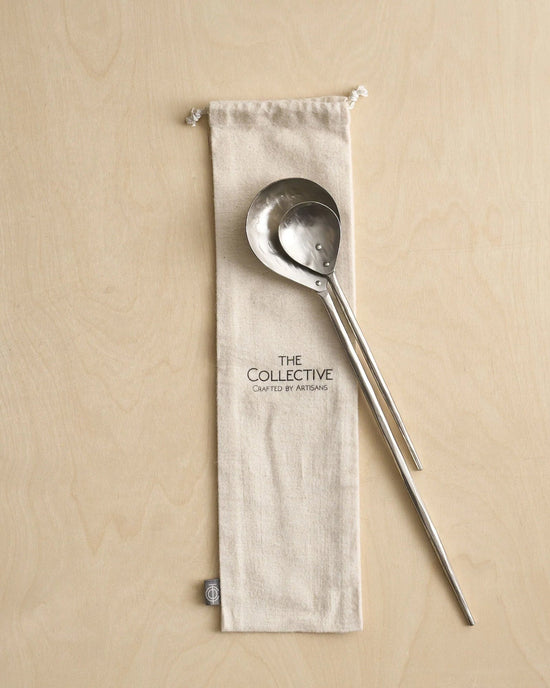 The Collective Forge Pewter Stir Spoons - S/2 