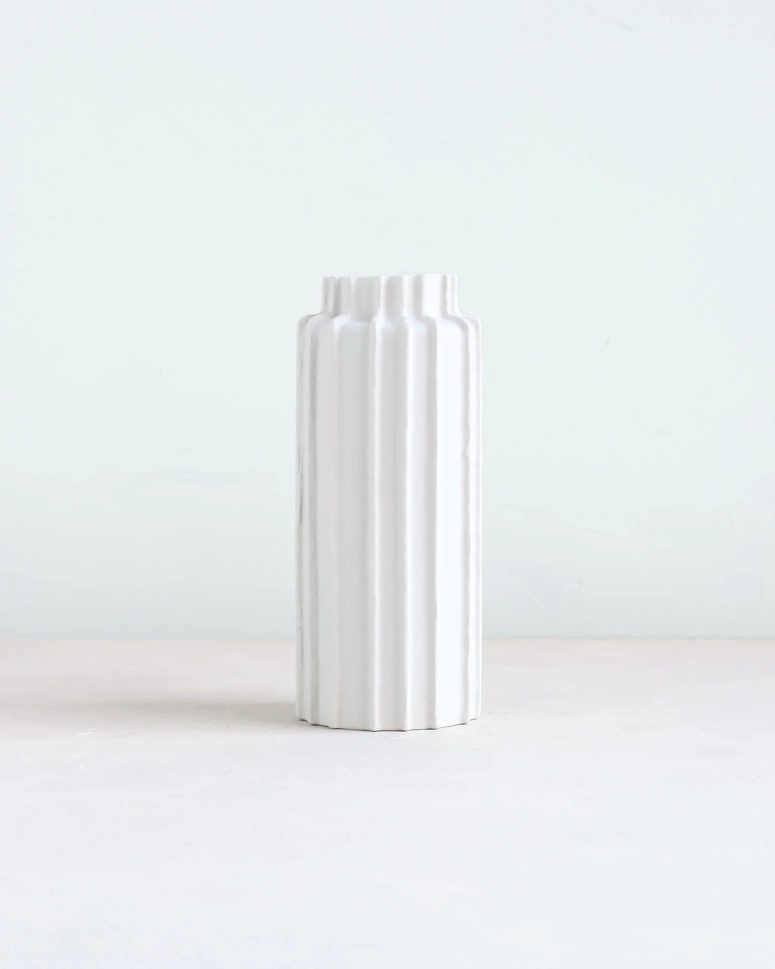 Ceramic Cylinder Vase - Short