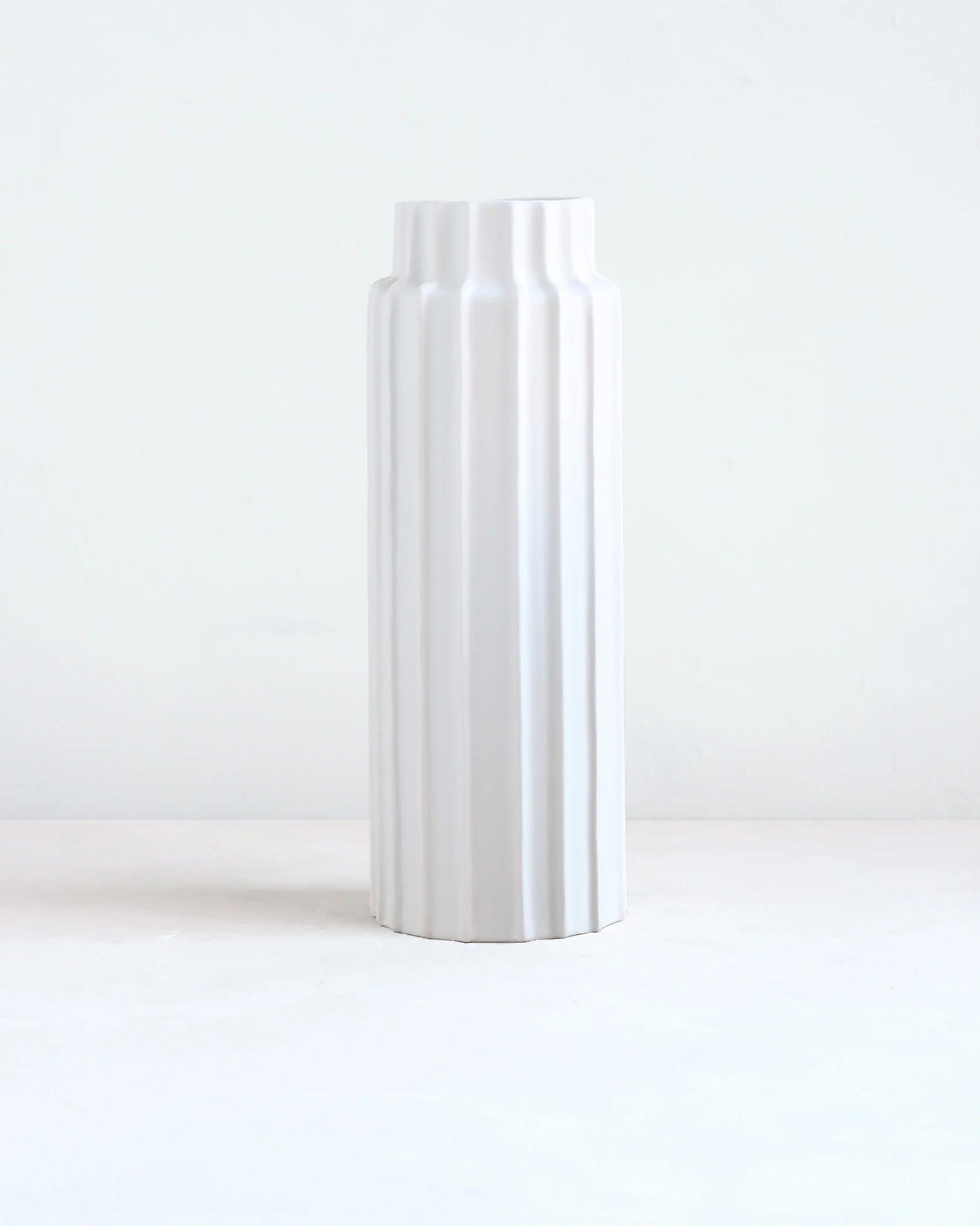 Ceramic Cylinder Vase - Tall