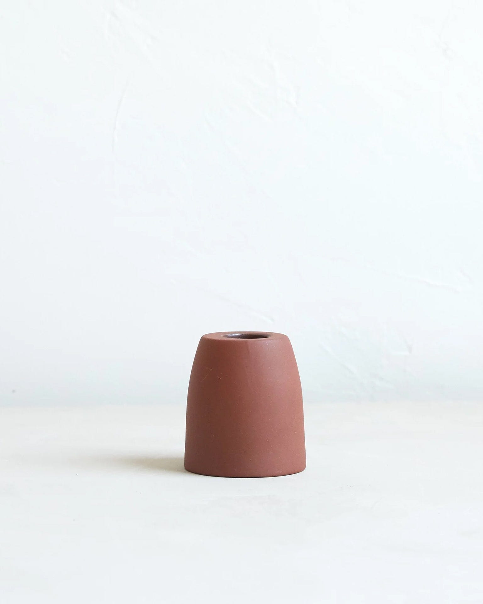 Cone Petite Ceramic Taper Holder in Earth