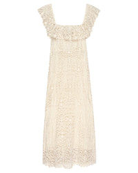 the Great The Balcony Dress in Cream 