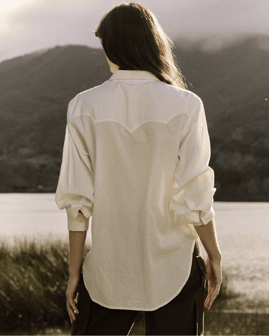 the Great Clothing The Cowboy Tux Top in White