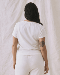 the Great Clothing The Little Tee in Washed White