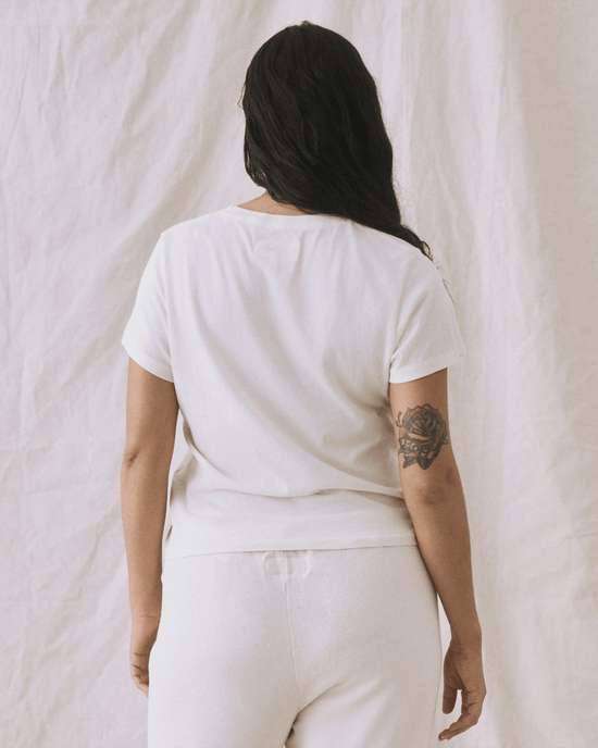 the Great Clothing The Little Tee in Washed White