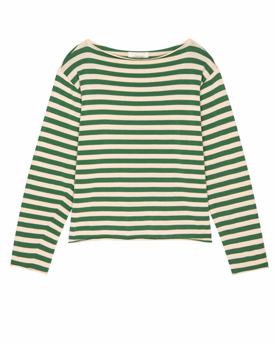 the Great Clothing The Sailor Sweater in Dill Stripe